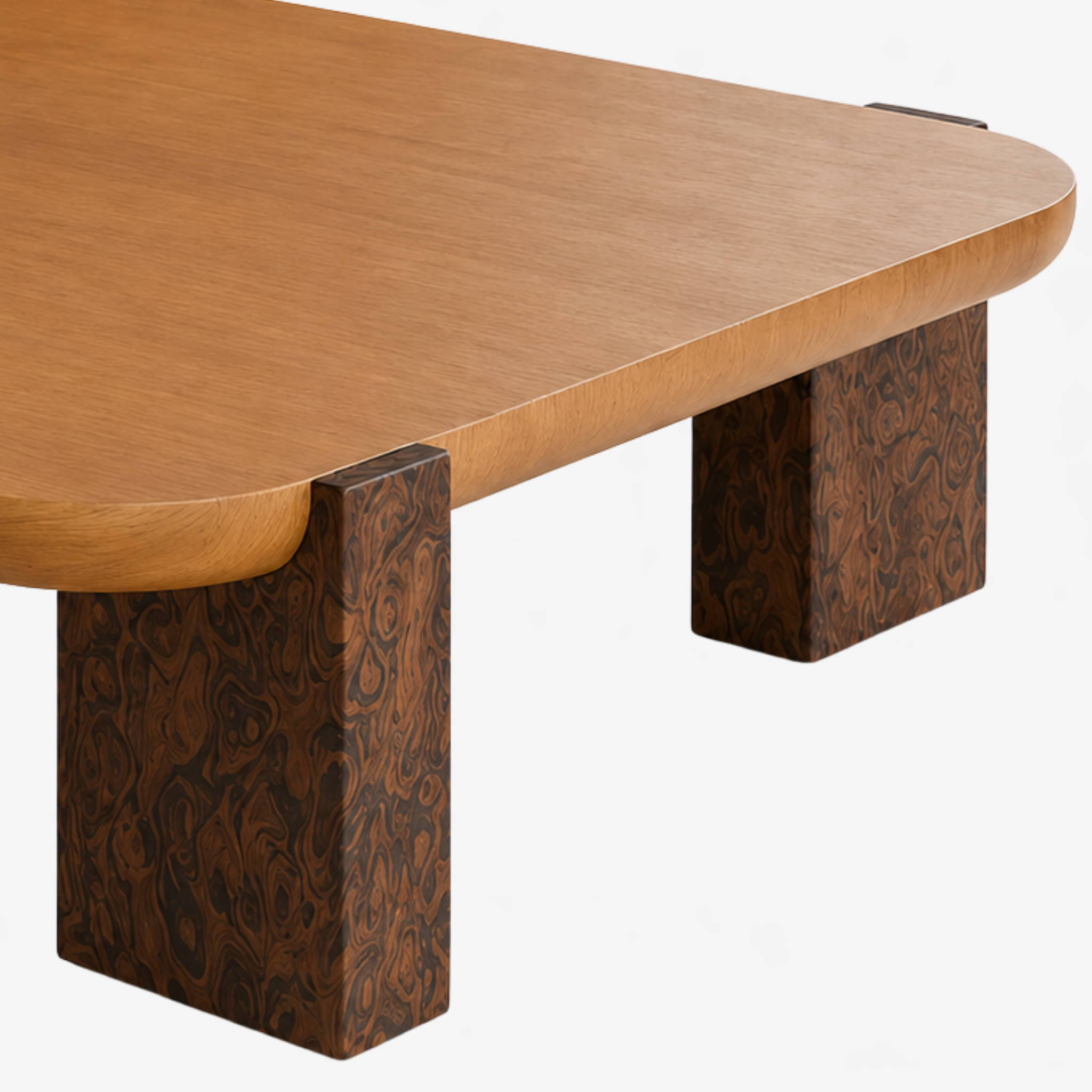 Bron Coffee Table Oak/Dark Burl