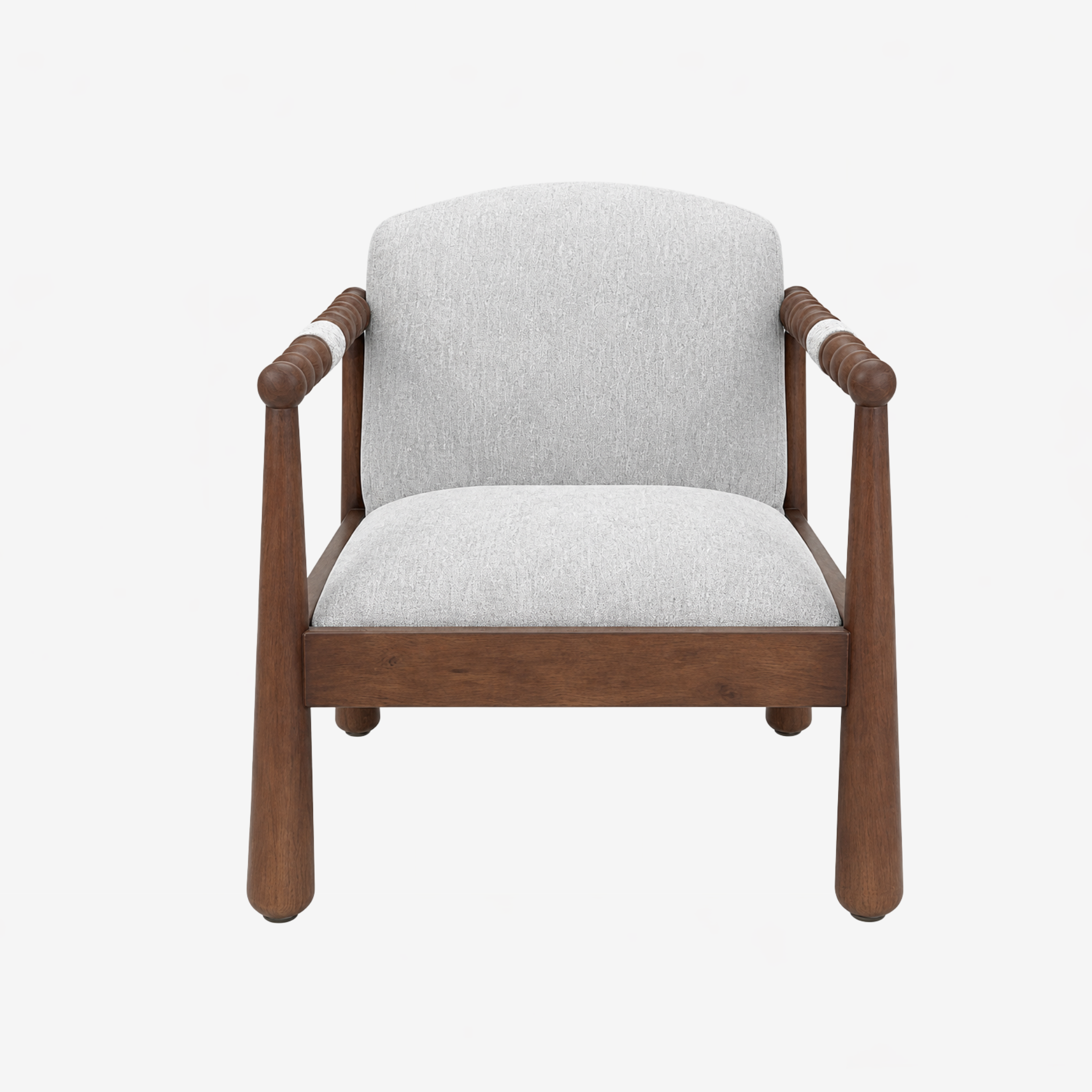 Faye Occasional Chair - Seafoam/Walnut