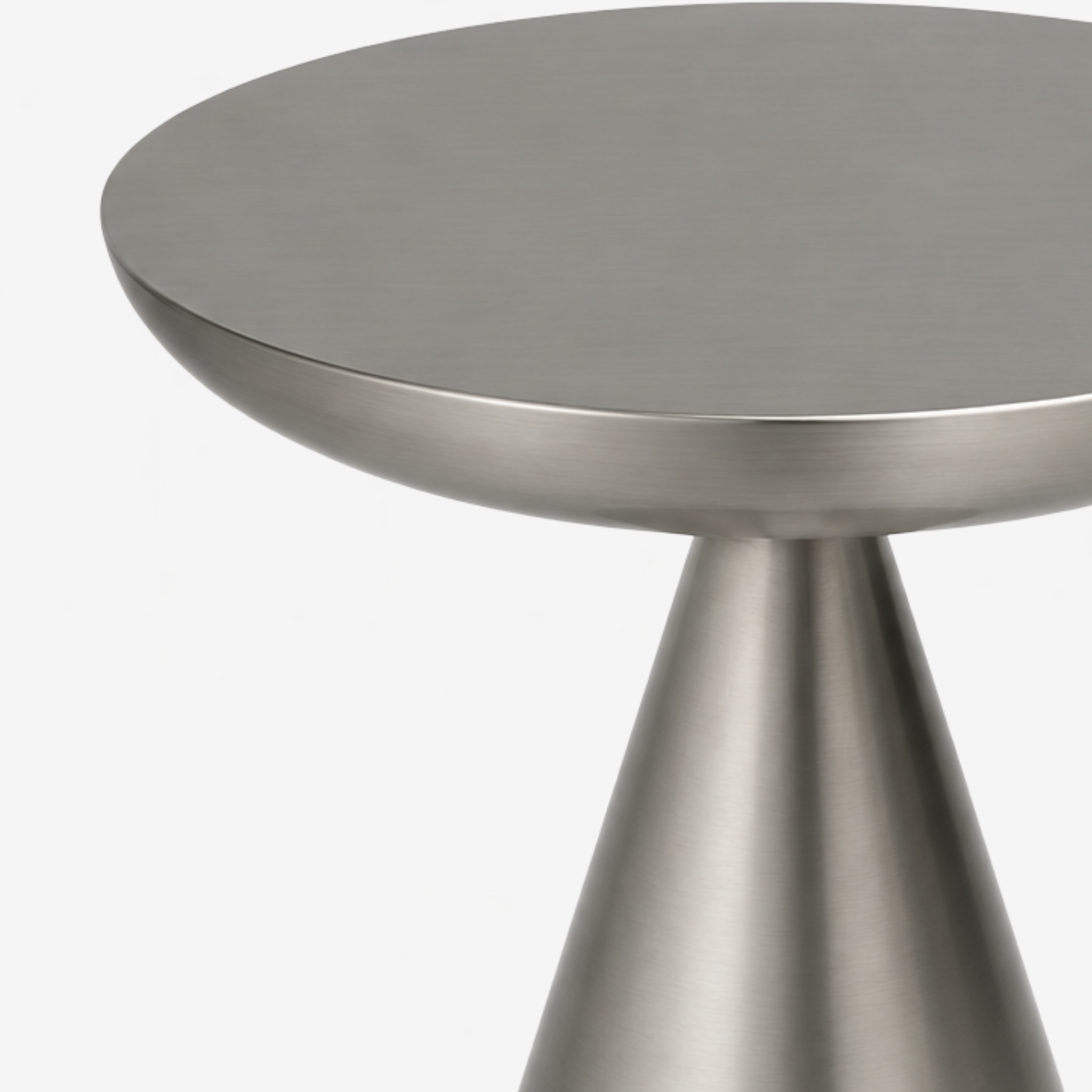 Rome Small Side Table - Stainless Steel