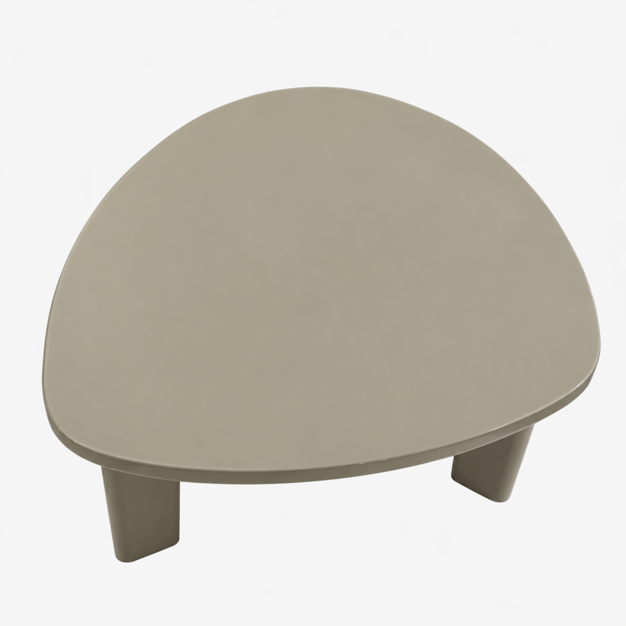 Teo Duo Coffee Table - Gloss Putty
