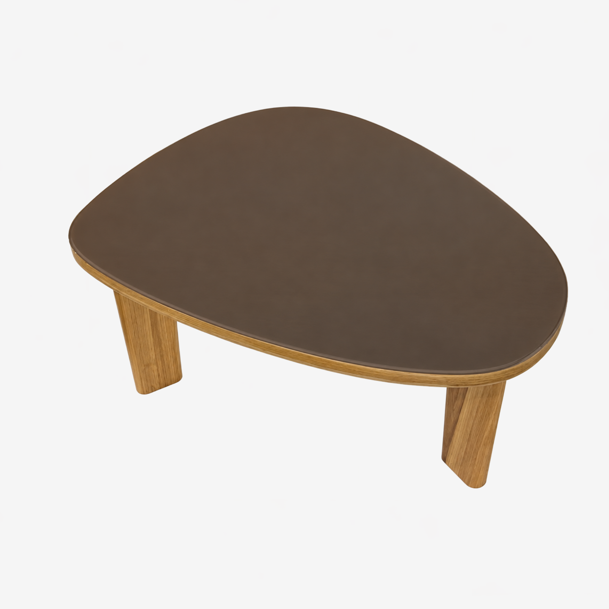 Teo Duo Coffee Table - Walnut/Smoked Glass