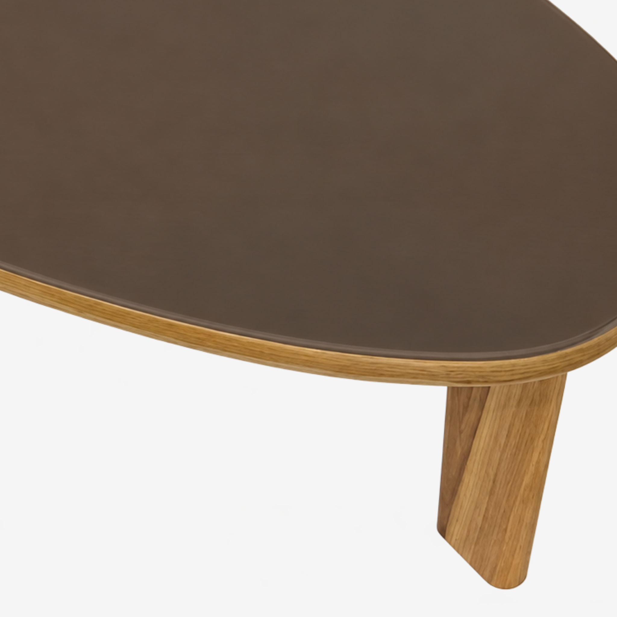 Teo Duo Coffee Table - Walnut/Smoked Glass