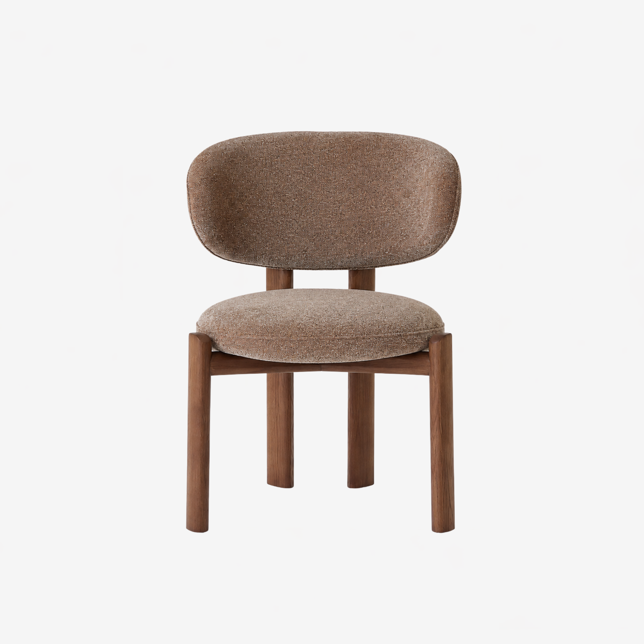 Timi Dining Chair- Cocoa/Walnut