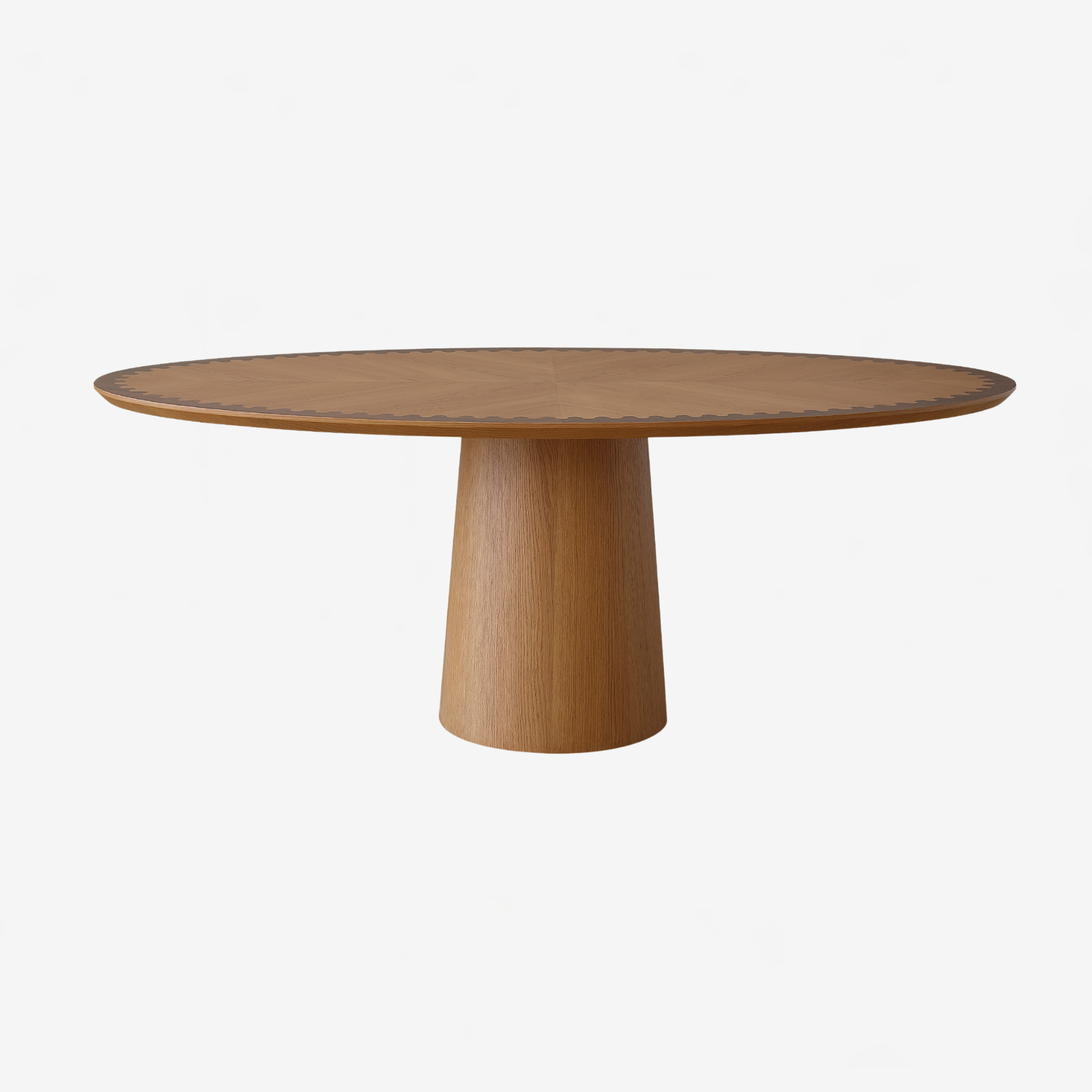 Orla Dining Table - Oak/Walnut