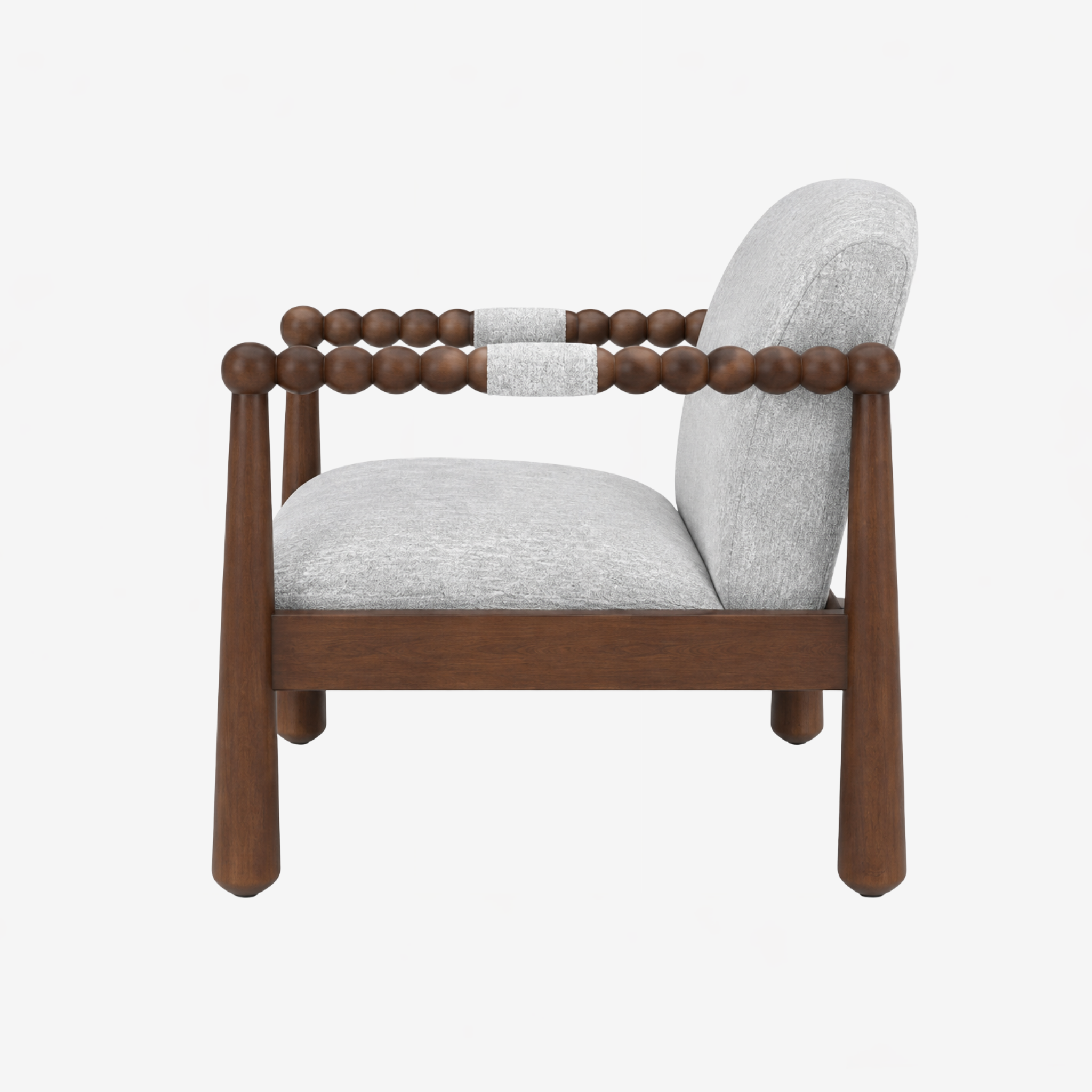 Faye Occasional Chair - Seafoam/Walnut