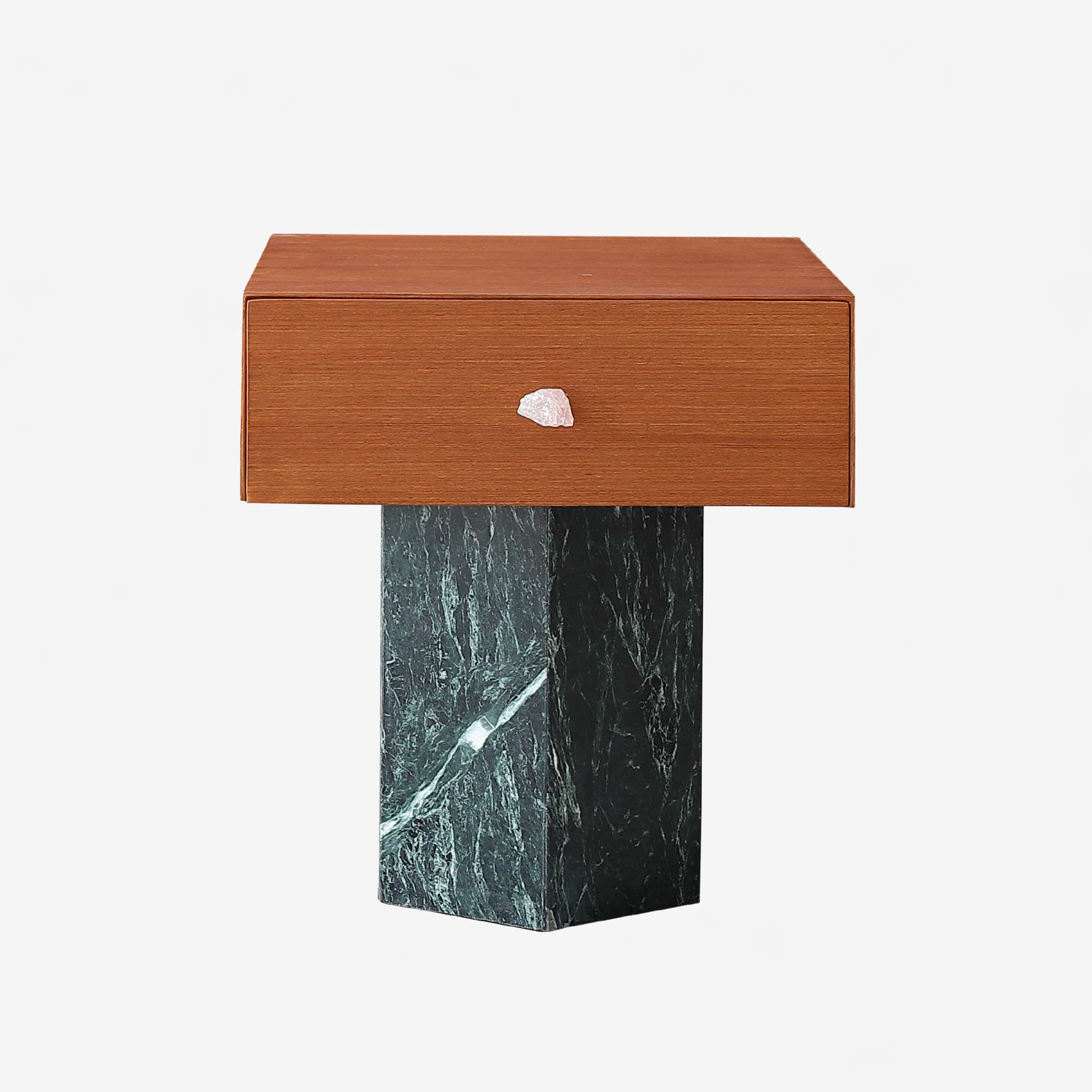Luma Bedside - Forest/Burnt Terracotta