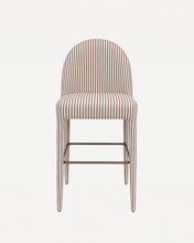 Sable Barstool Stool - Chocolate Stripe